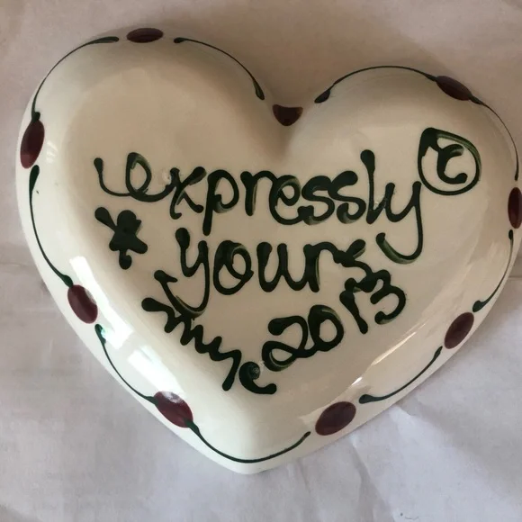 Expressly Yours retired vintage collectible 6” handpainted Snowman dish - Picture 3 of 4